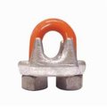 Cm Wire Rope Clip, 34 In Dia, Forged Steel, 4 Clips, 18 In Rope Turn Back M252